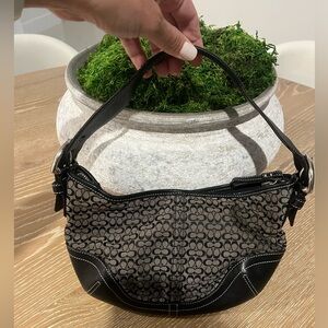 Black coach purse authentic